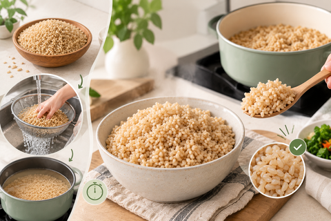 How to Cook Brown Rice: Ratio, Rice Cooker, and Timing