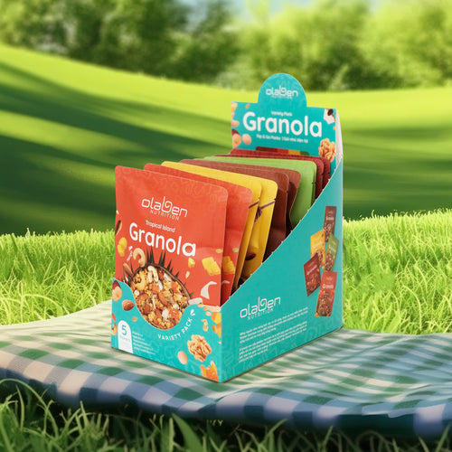 Variety Pack Colorful Granola Box (Pack of 10)