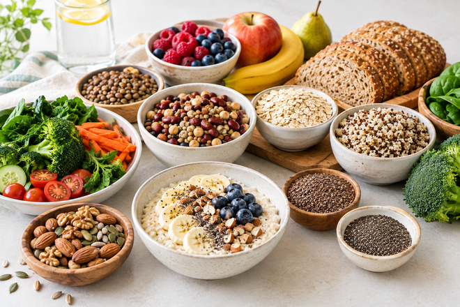 High-Fibre Foods: The List and Your Daily Target