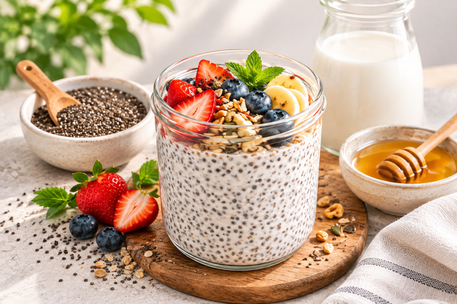 Chia Pudding: The Right Ratio and the No-Clump Trick