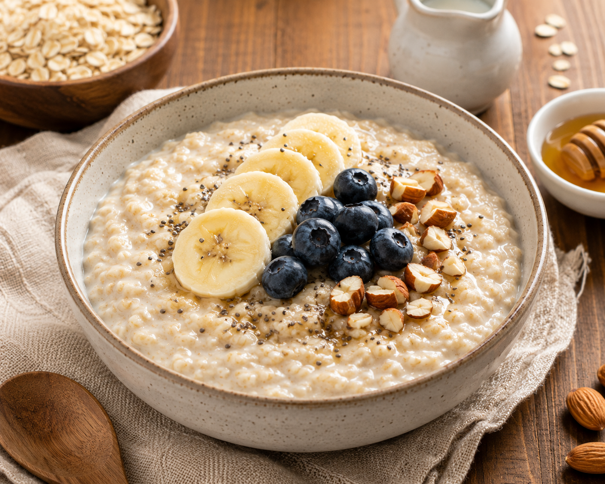 Oat Porridge: The Basic Method, Sweet and Savoury