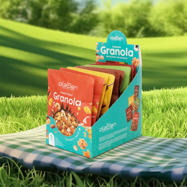 Variety Pack Colorful Granola Box (Pack of 10)