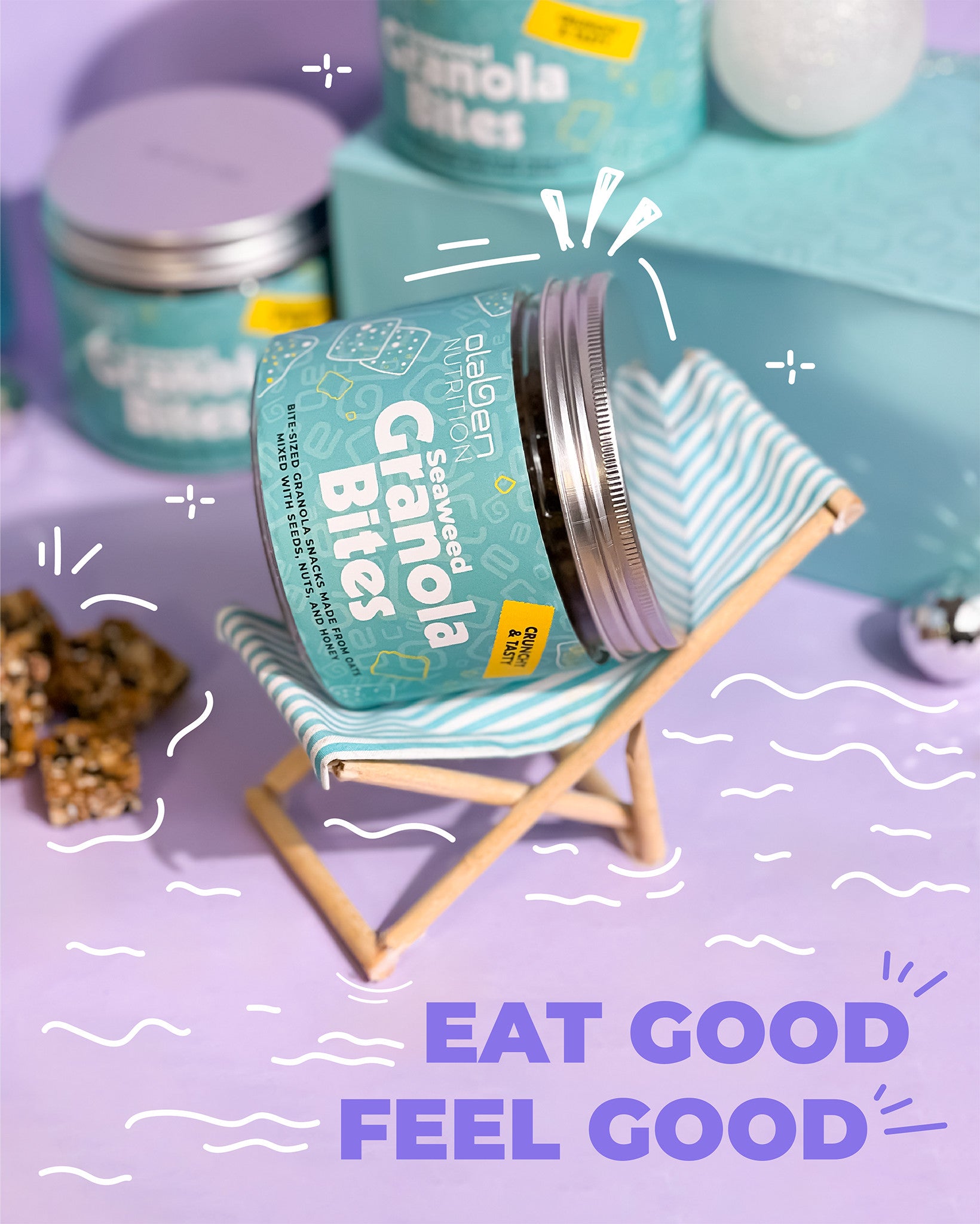 Seaweed Granola Bites