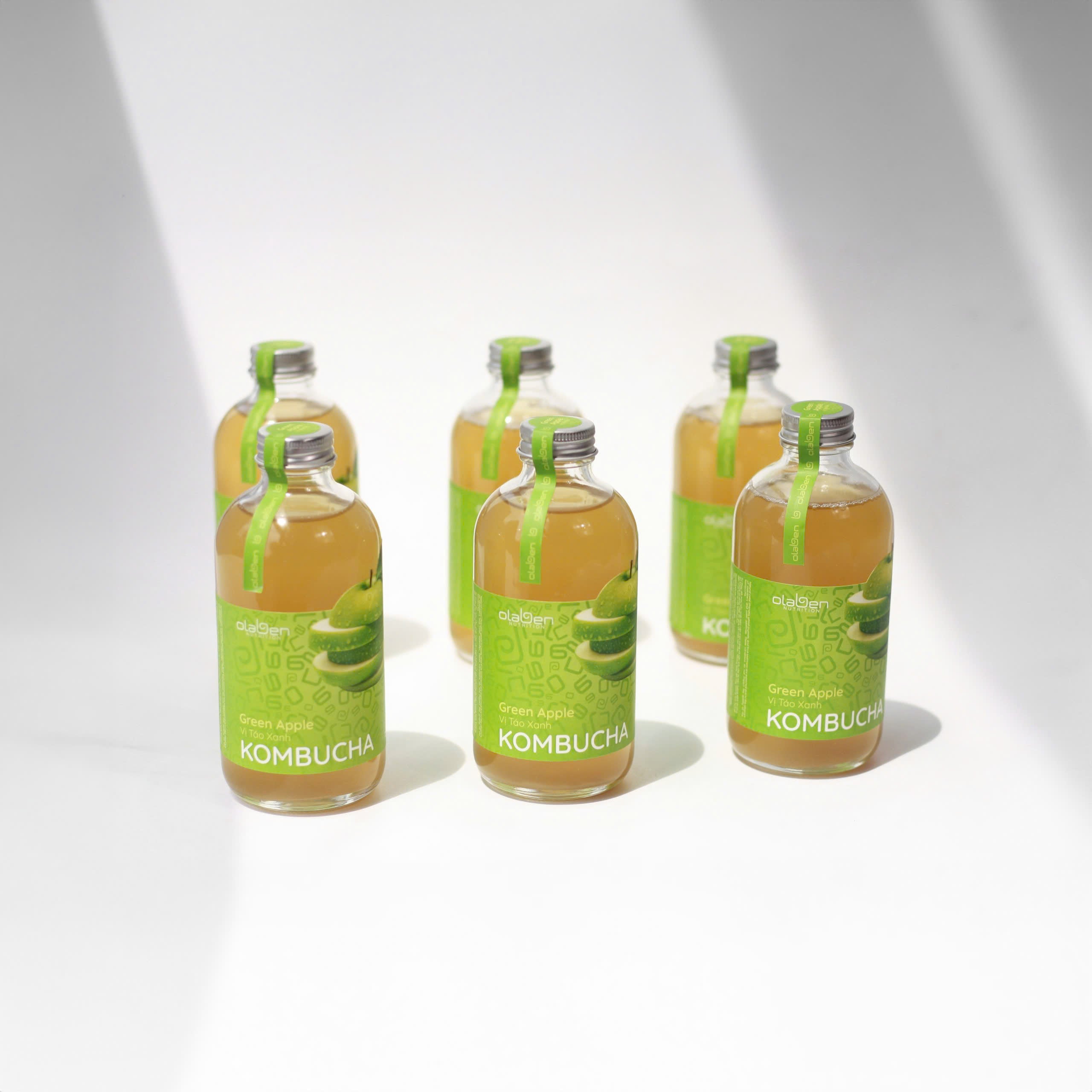 Set of 6 Green Apple Kombucha (Shipping available only in HCMC)